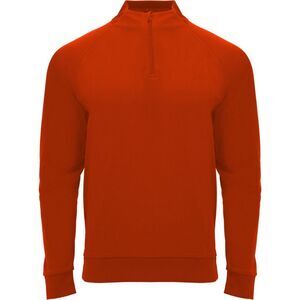 Roly Unisex Adult Epiro Quarter Zip Long-Sleeved Sweatshirt / Red
